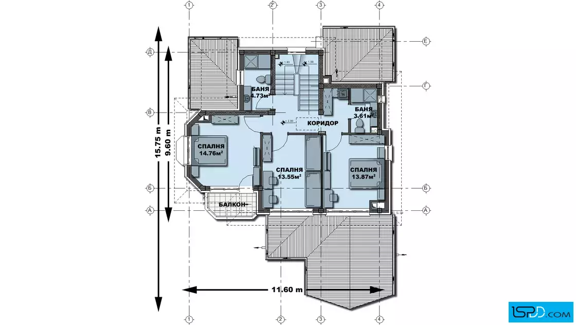 План на втори етаж