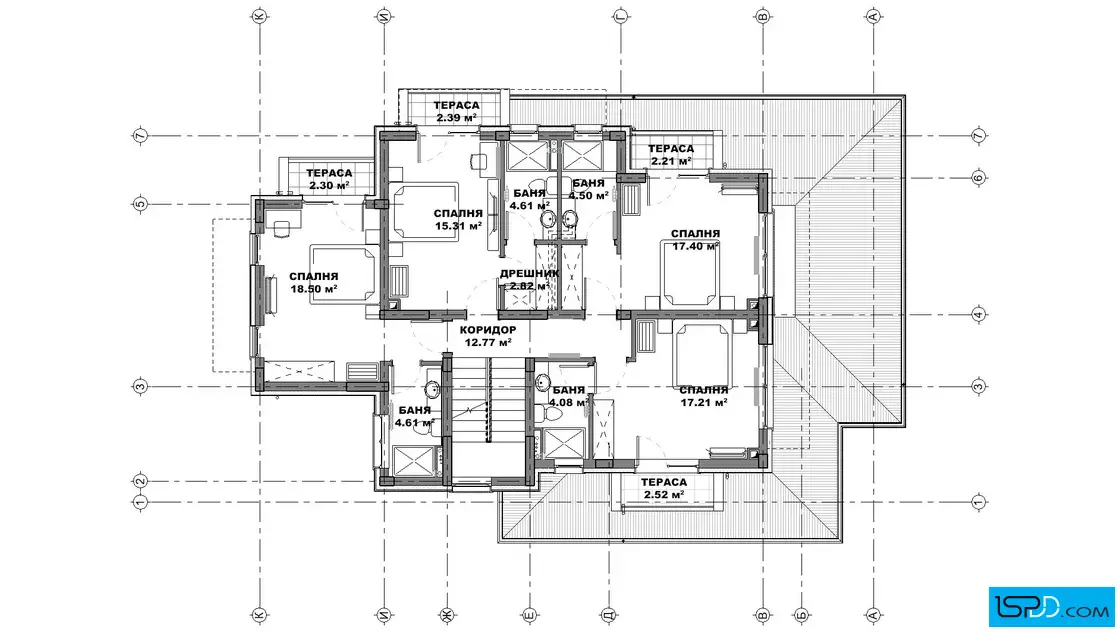 План на втори етаж