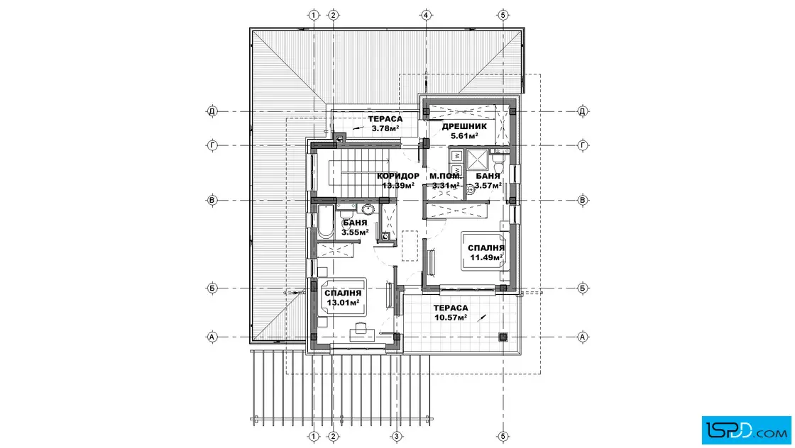 План на втори етаж
