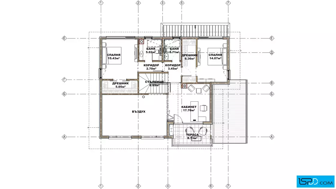 План на втори етаж