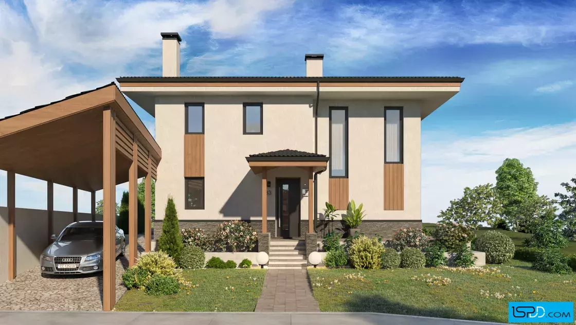 Проект на къща в с. Боерица