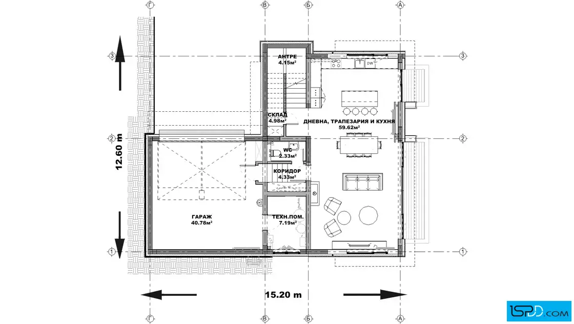 План на първи етаж