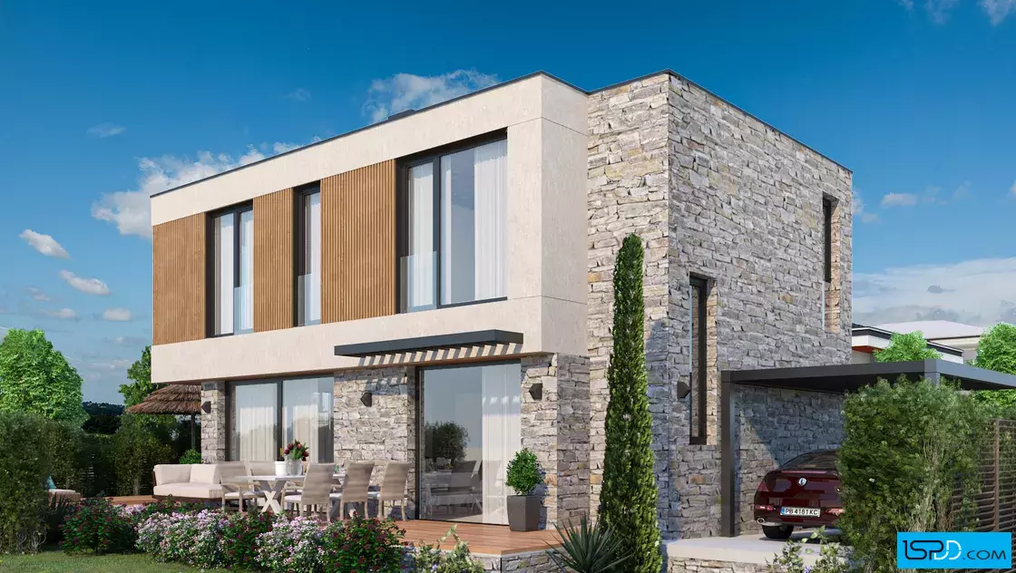 Проект на къща в с. Лозенец