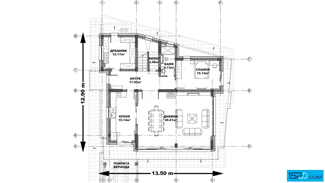 План на първи етаж
