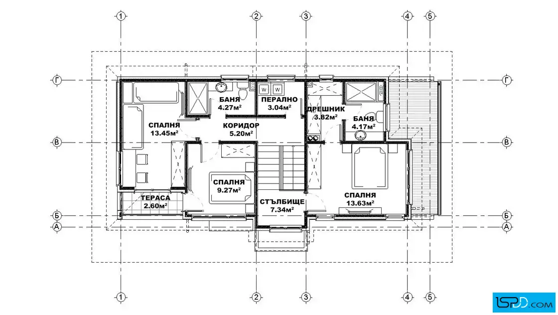 План на втори етаж