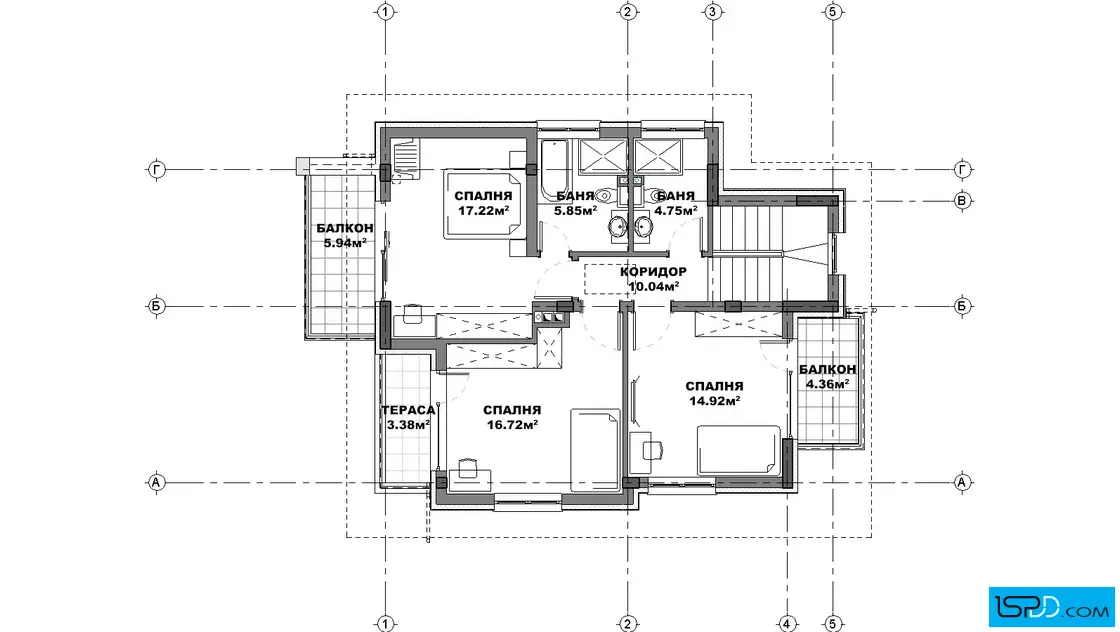 План на втори етаж