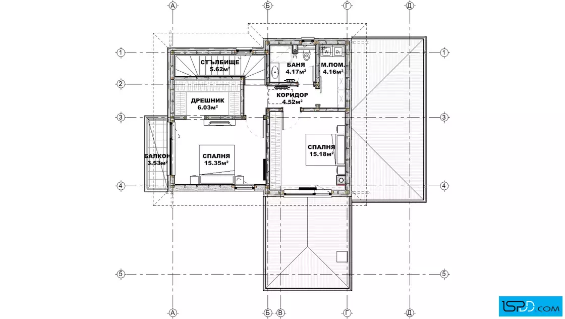 План на втори етаж План на втори етаж