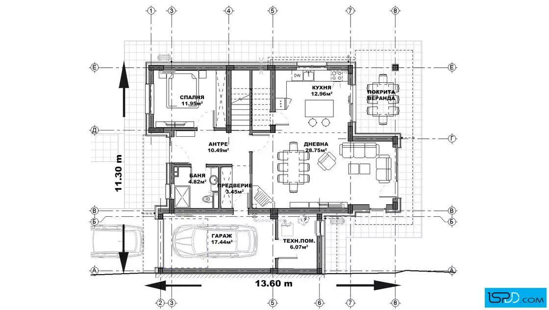 План на първи етаж