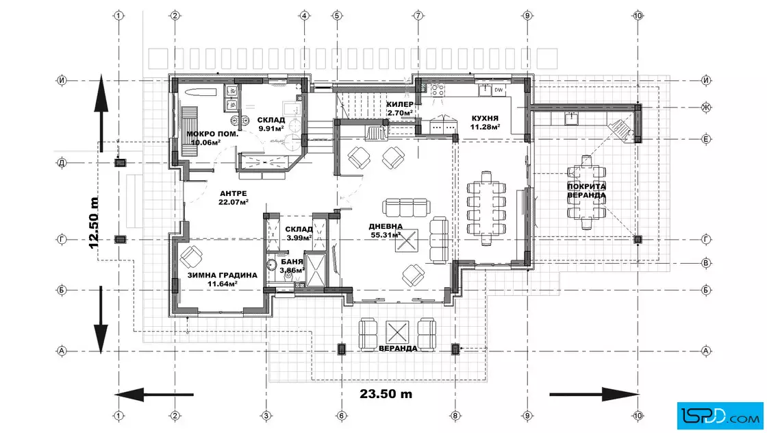 План на първи етаж