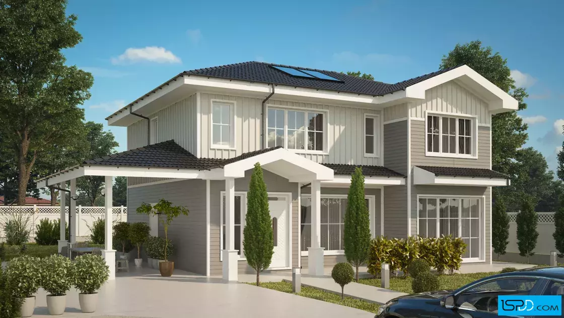 Проект на къща в гр. Нови Искър