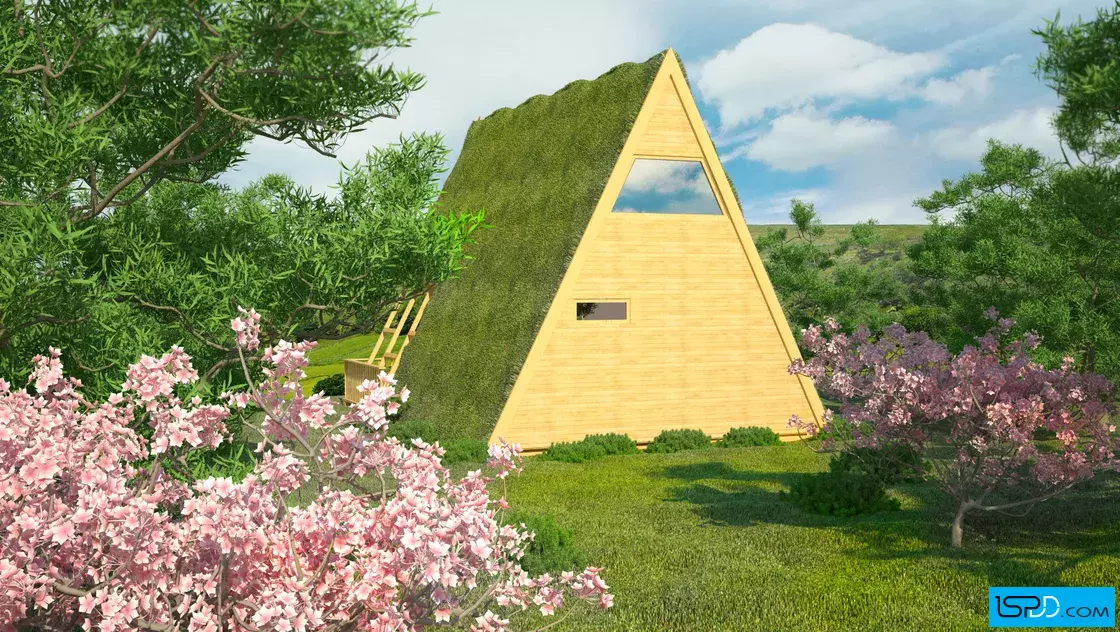 Проект 17 - Дървена сглобяема къща