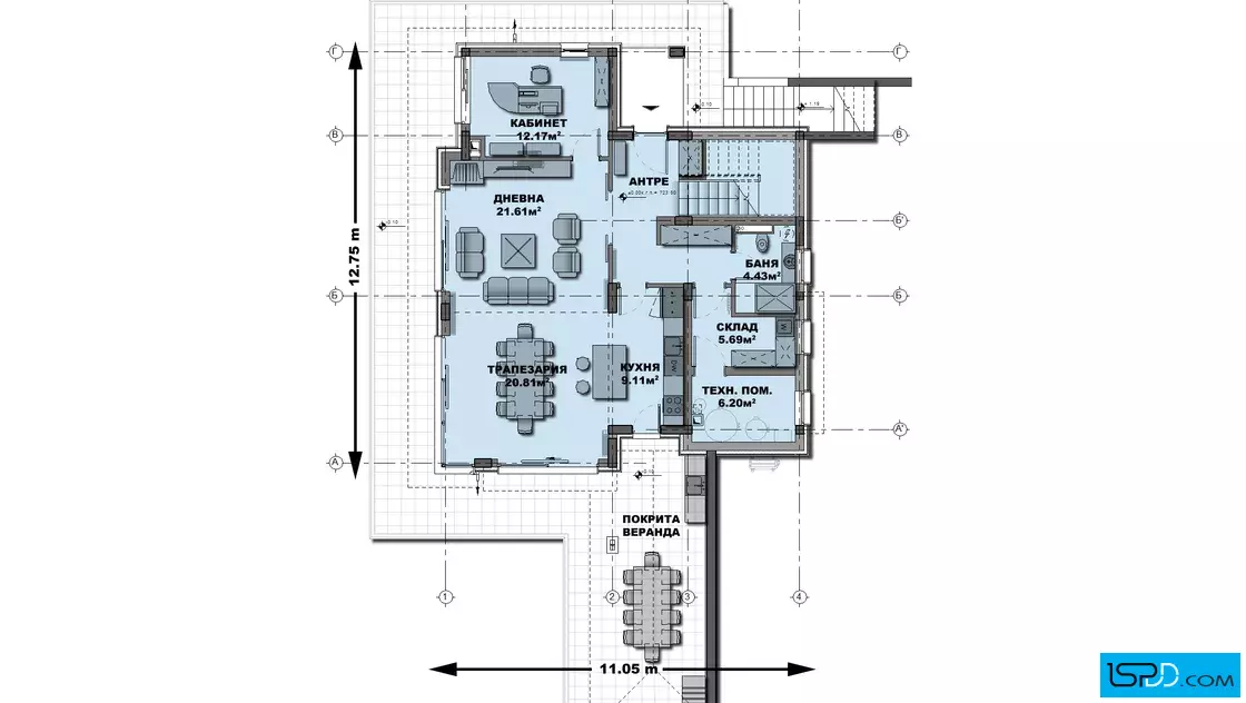 План на първи етаж