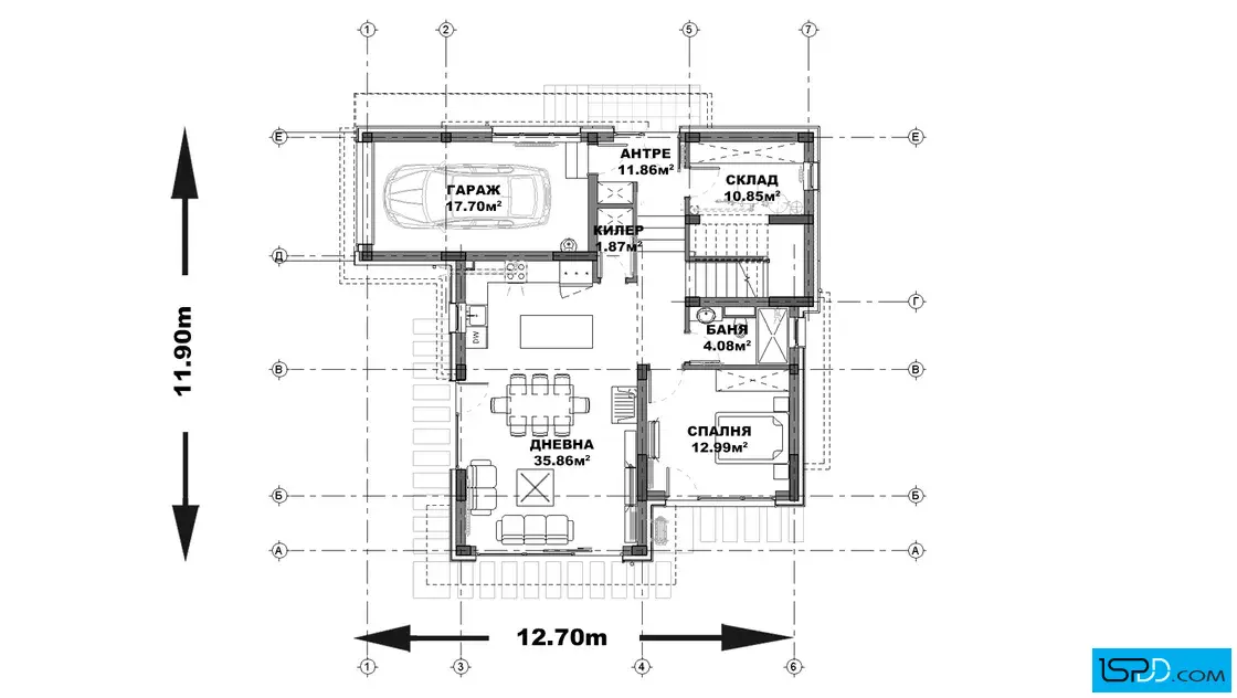 План на първи етаж