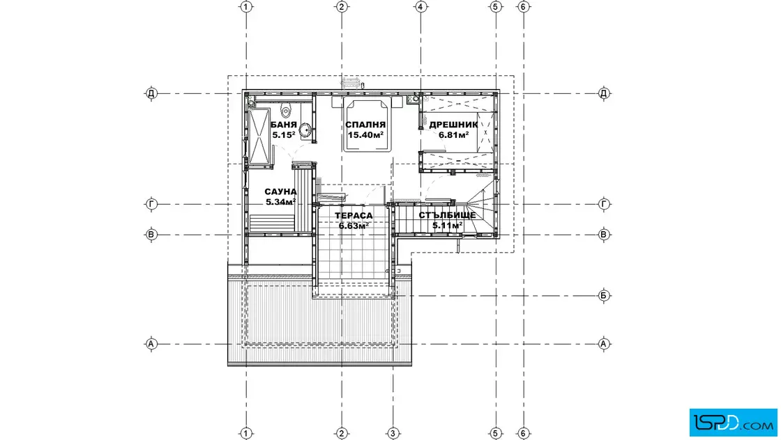План на трети етаж