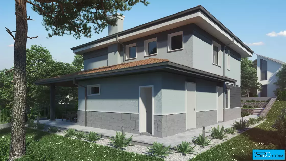 Проект на къща в с. Лозен