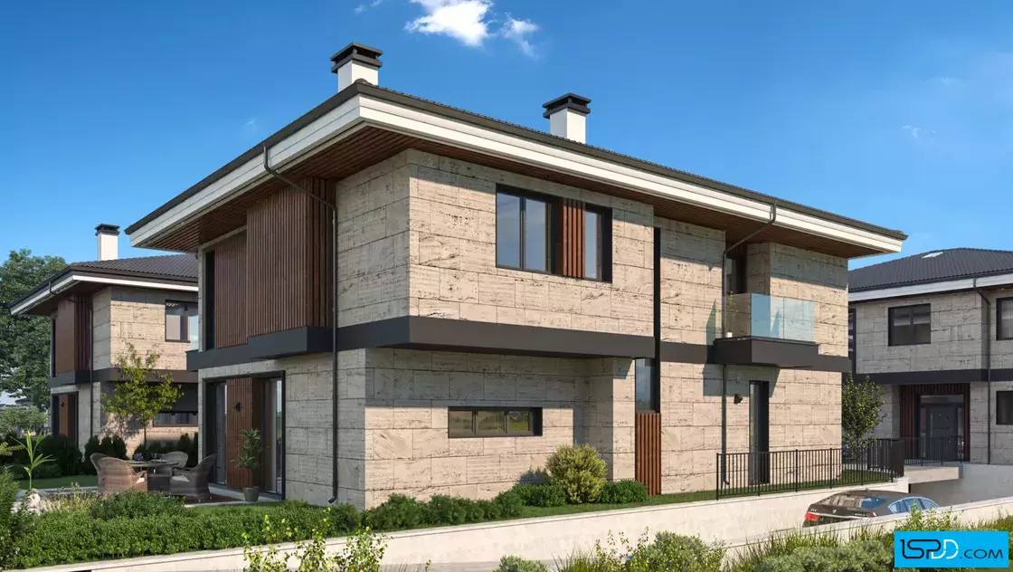 Проект на къща в м. Косанин дол, гр. София