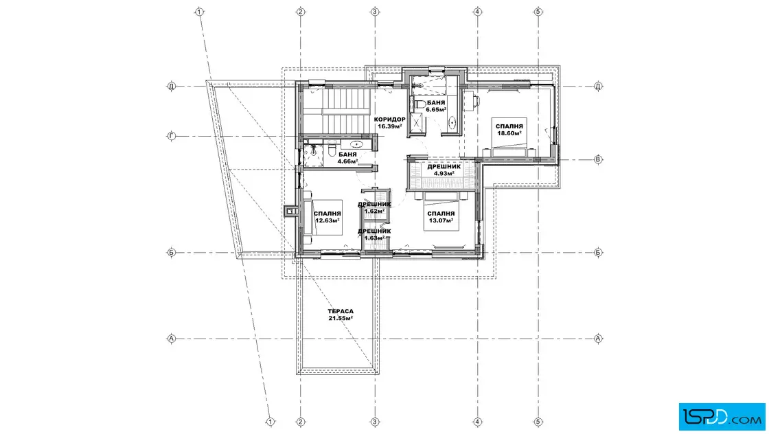 План на втори етаж План на втори етаж