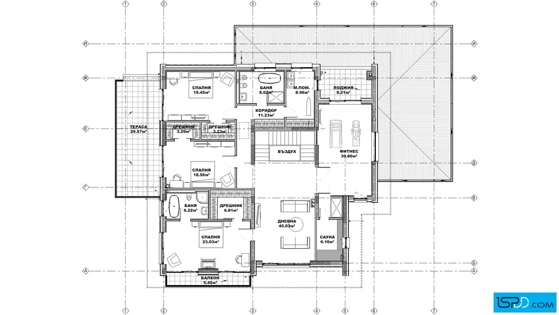 План на втори етаж