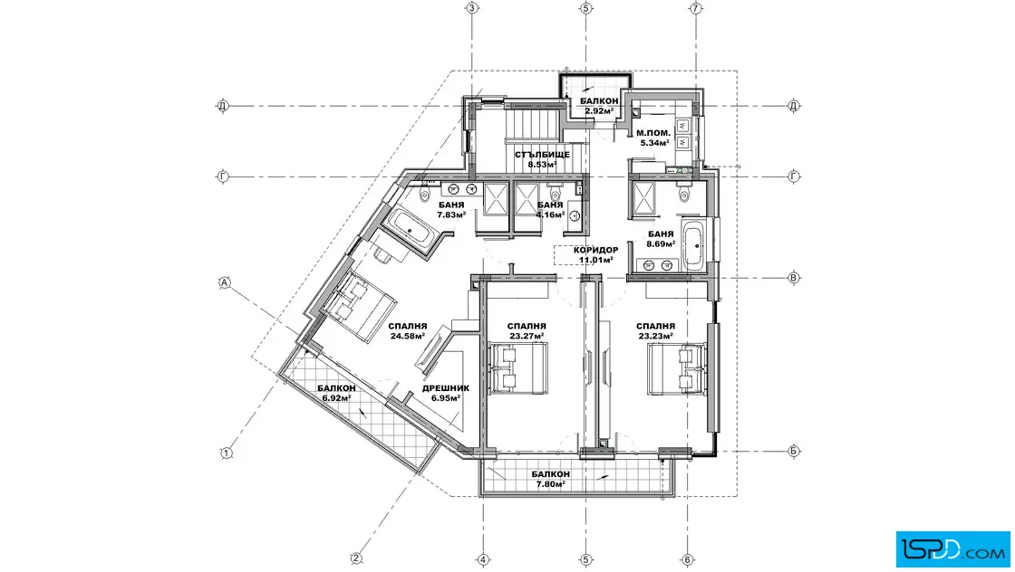 План на втори етаж