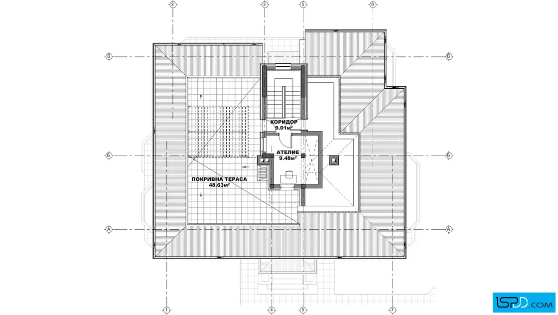 План на трети етаж