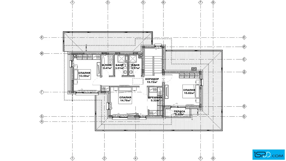 План на втори етаж
