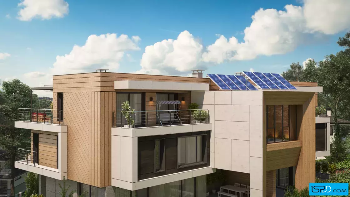 Двуфамилна сградав в с. Лозен