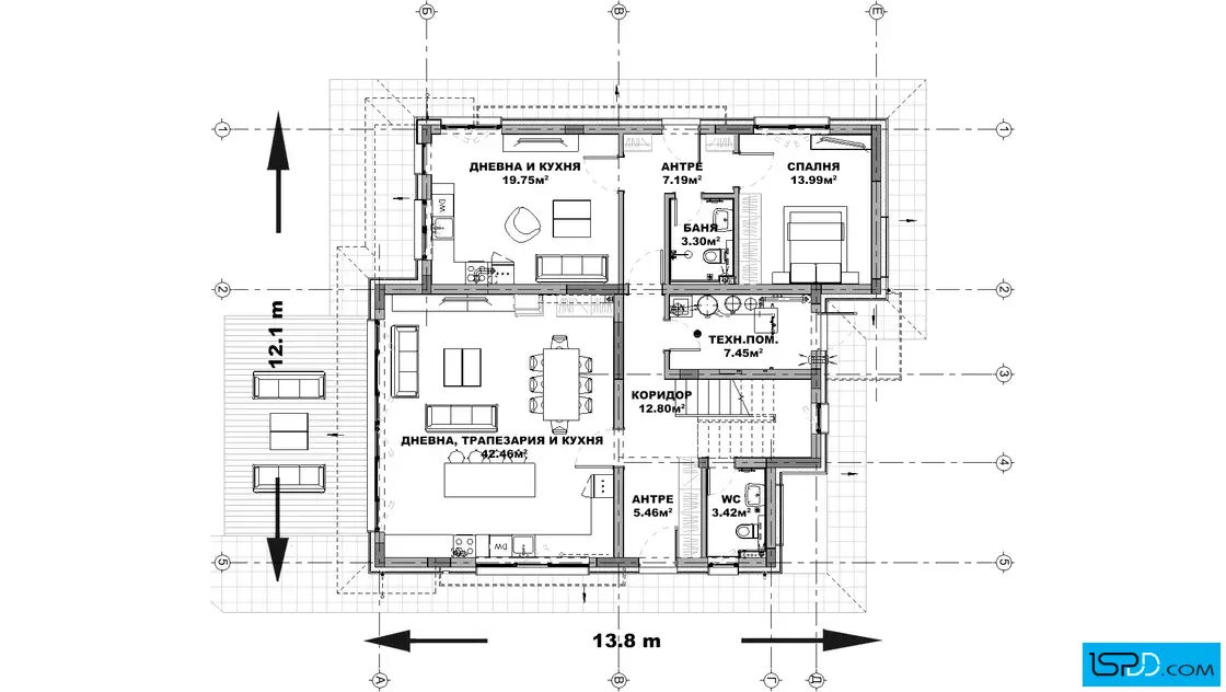 План на първи етаж