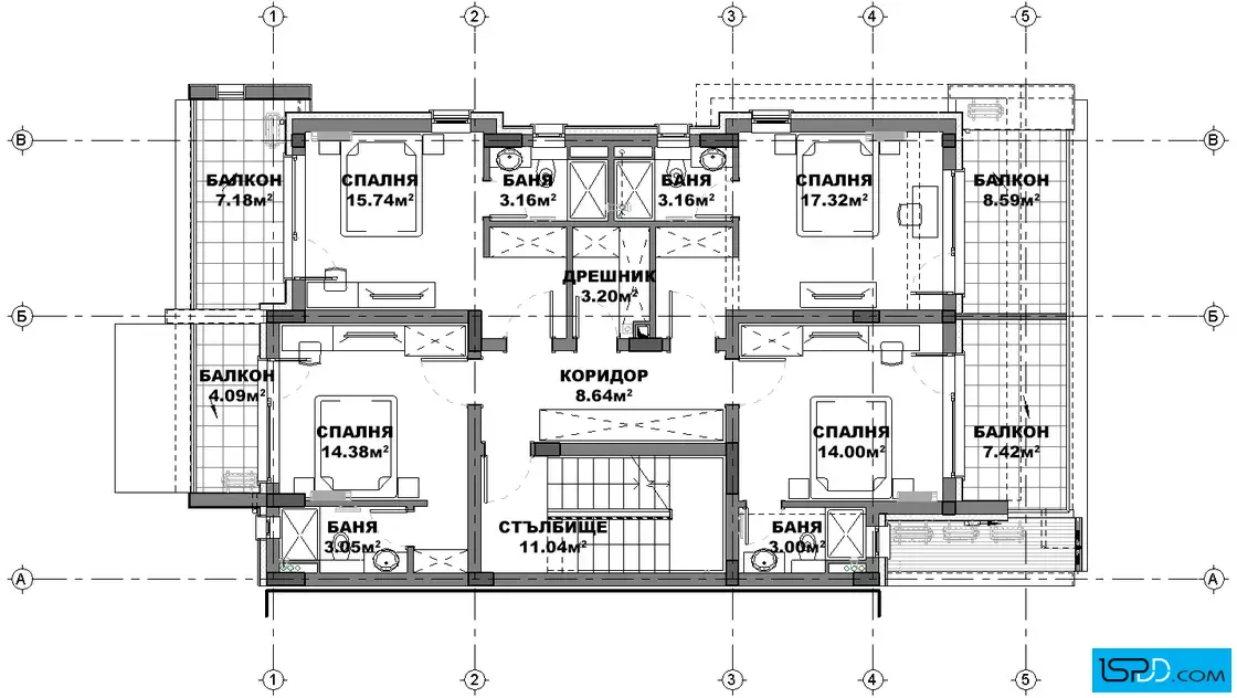 План на втори етаж