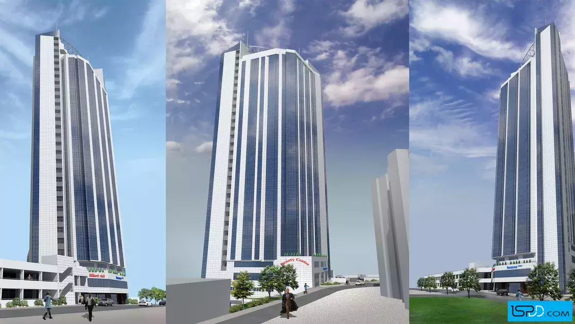 Високоетажна многофункционална сграда