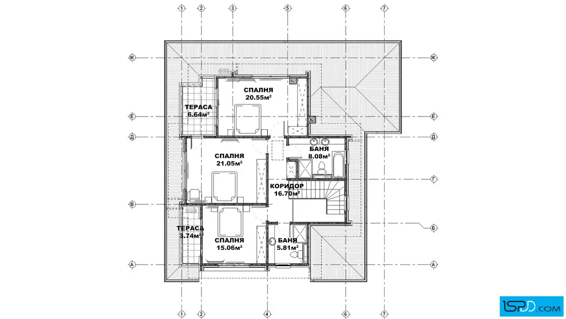 План на втори етаж