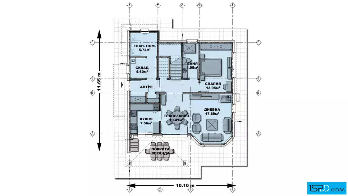 План на първи етаж