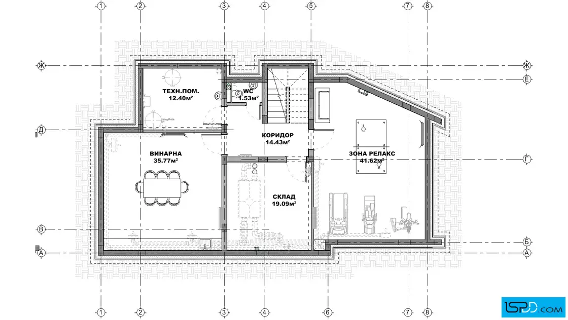 План на подземен етаж