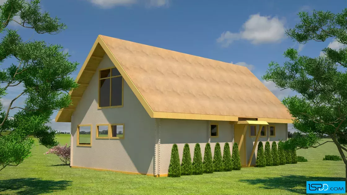 Проект 20 - Дървена слобяема къща