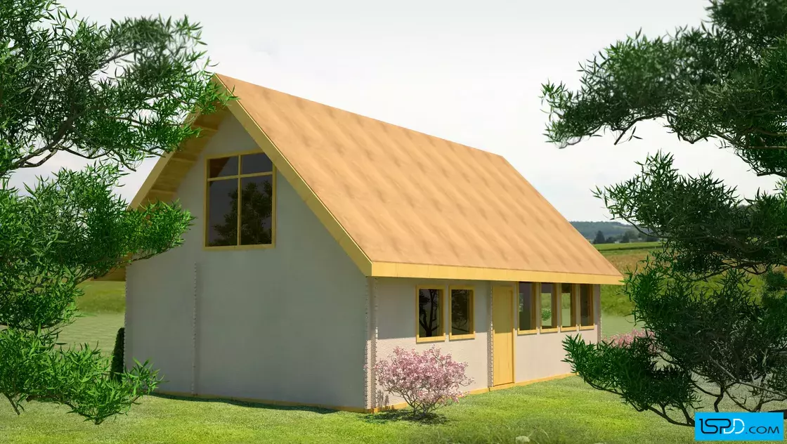 Проект 20 - Дървена слобяема къща