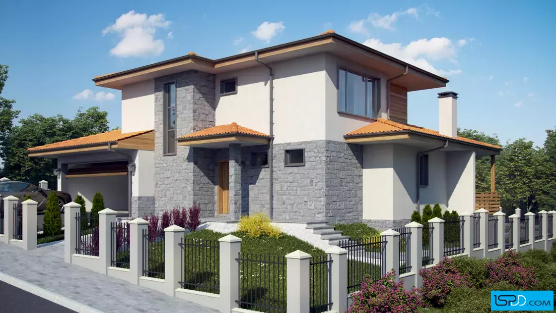 Проект на къща в с. Горна Малина