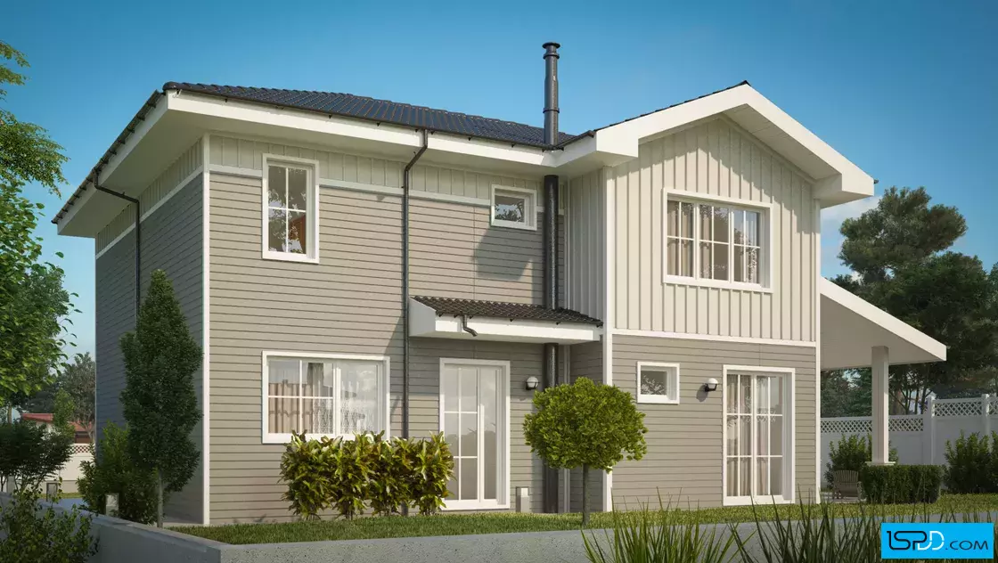 Проект на къща в гр. Нови Искър