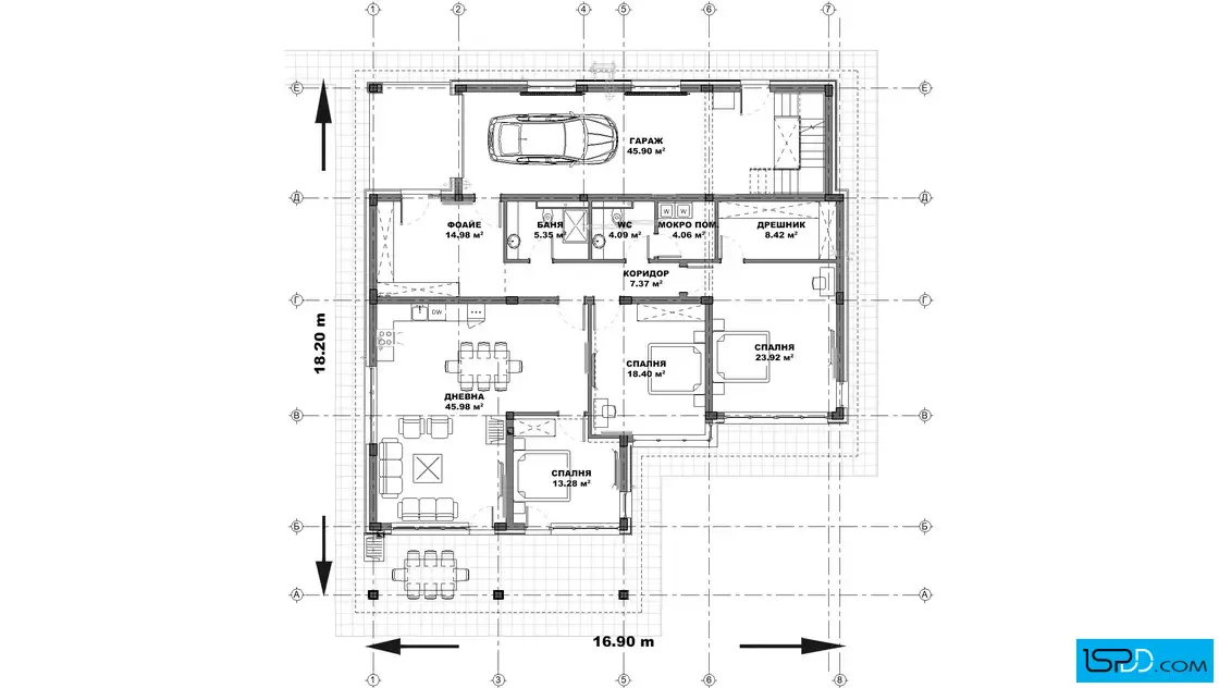 План на първи етаж