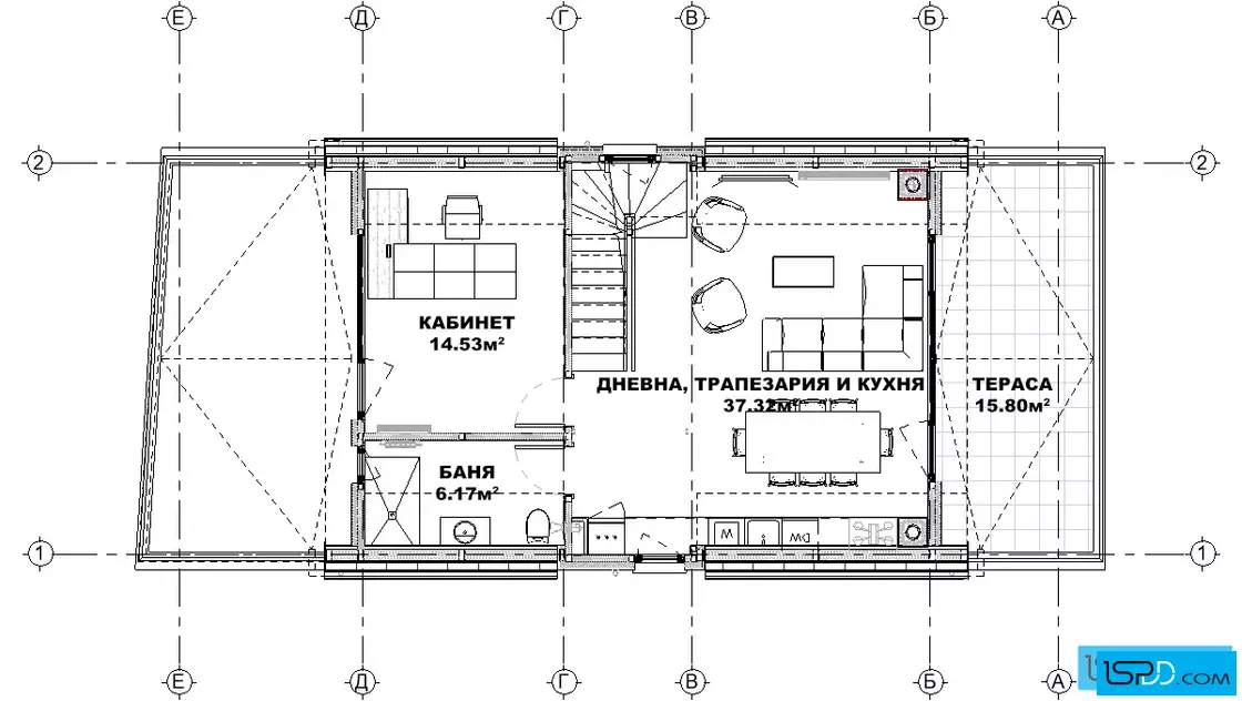 План на втори етаж План на втори етаж