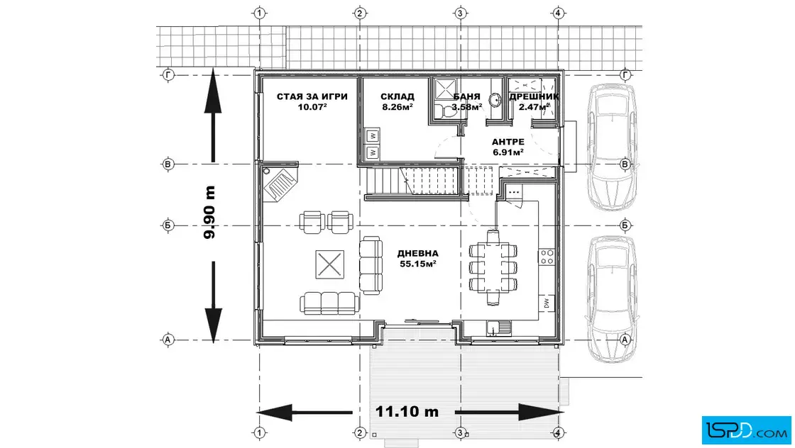 План на първи етаж