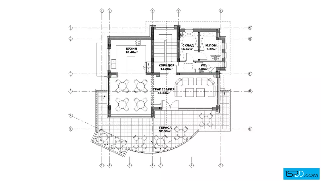 План на трети етаж