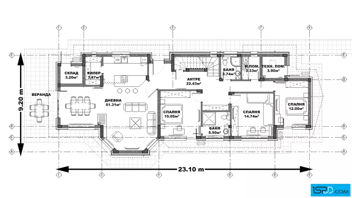 План на първи етаж
