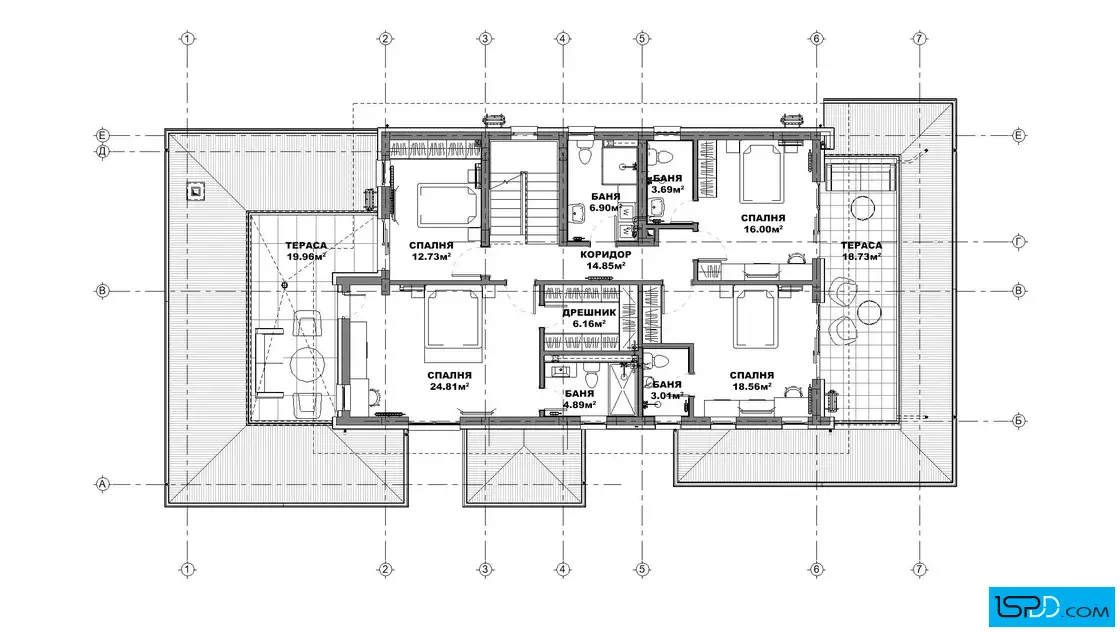 План на втори етаж
