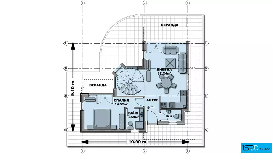 План на първи етаж