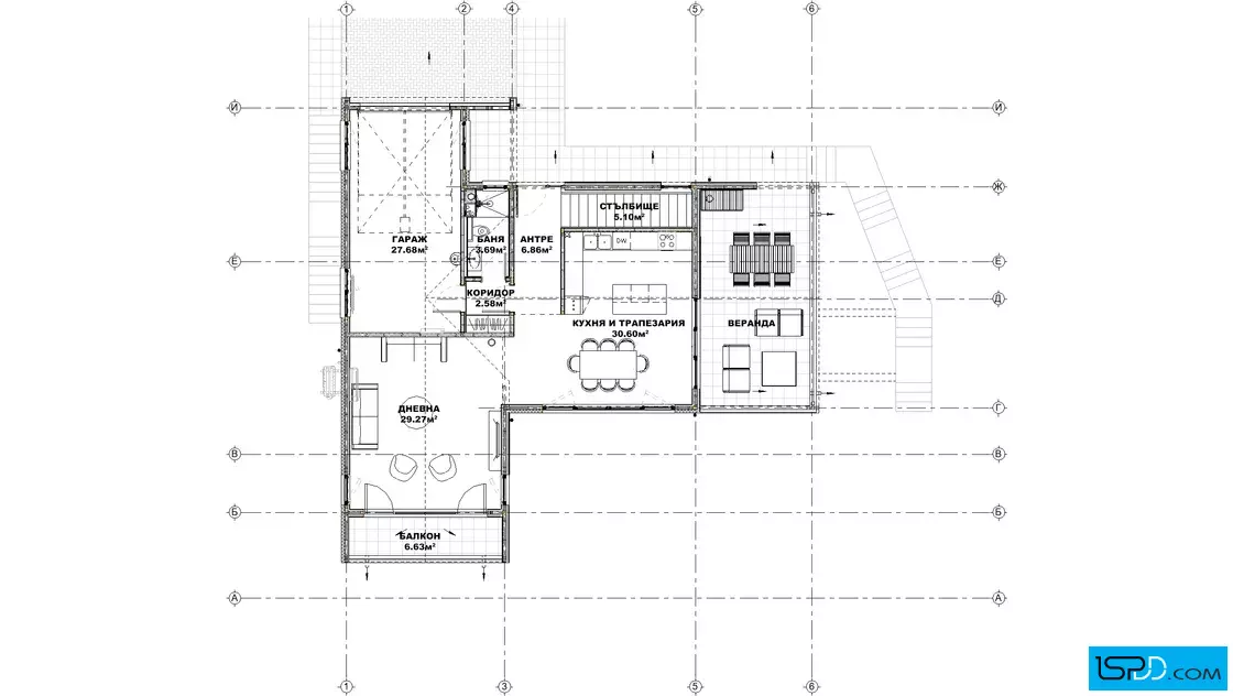 План на втори етаж