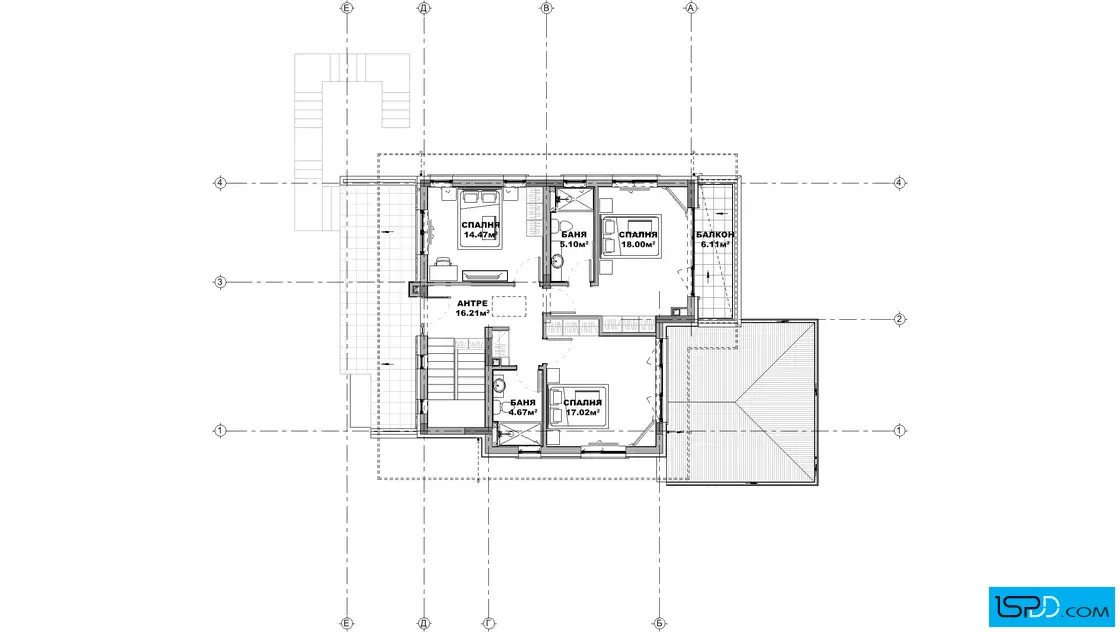 План на втори етаж