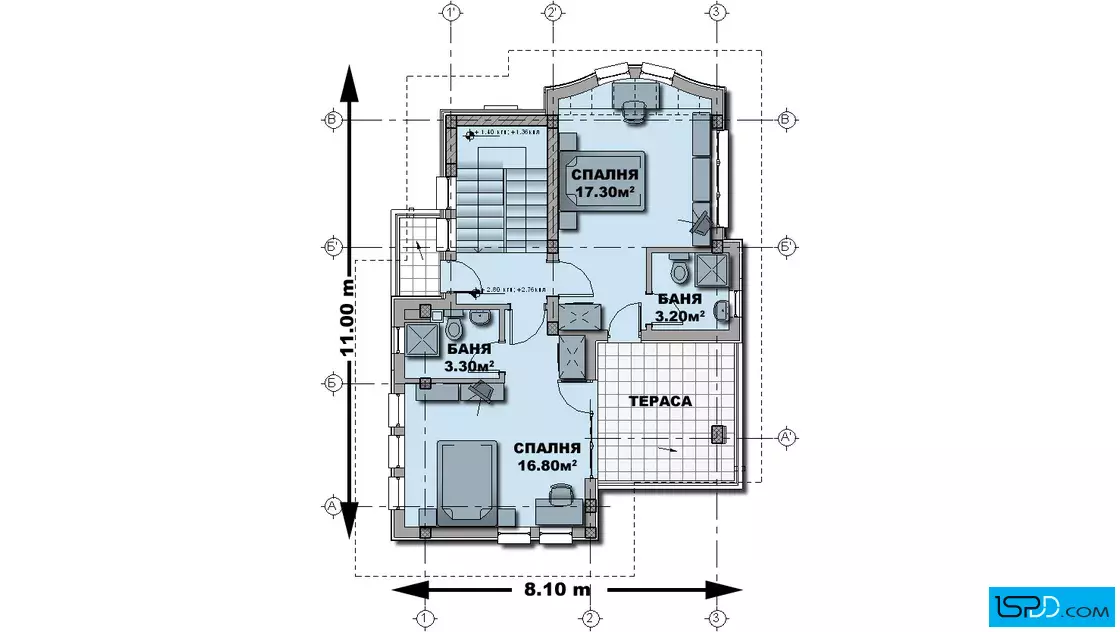 План на втори етаж