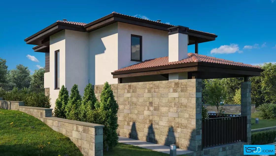 Проект на къща в с. Дрен