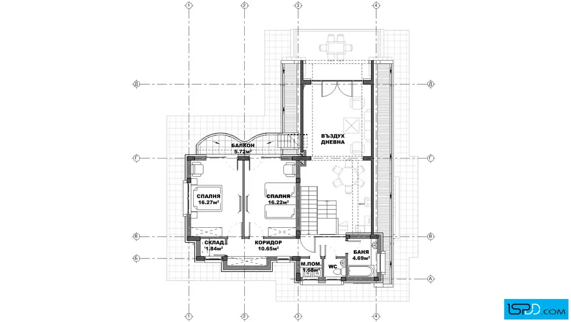 План на втори етаж