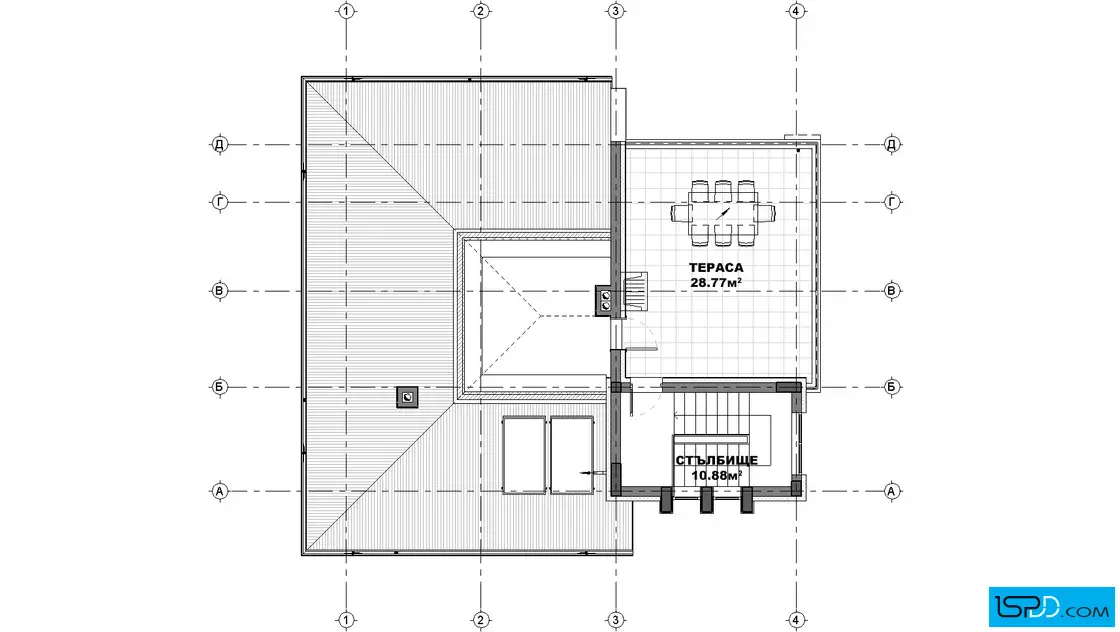 План на трети етаж