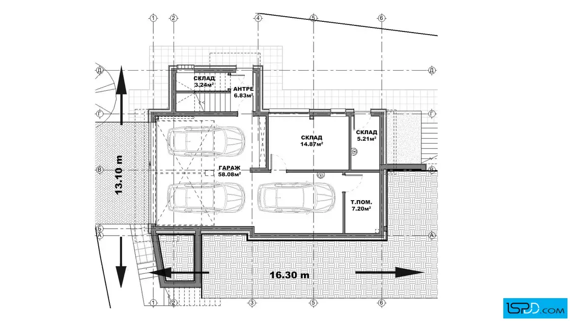 План на подземен етаж